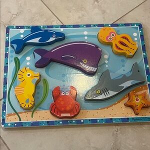 Melissa & Doug Colorful Sea Life Puzzle